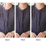 ネックレス シンプル 甲丸アズキチェーン | YUKATANゆかたん | 詳細画像5 