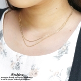 レディースネックレス チェーンネックレス 2連 | YUKATANゆかたん | 詳細画像1 