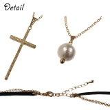 レディースネックレス トリプルチェーンネックレス 3連 | YUKATANゆかたん | 詳細画像3 