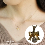 レディースネックレス チェーンネックレス リボン | YUKATANゆかたん | 詳細画像1 