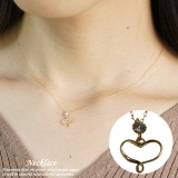 レディースネックレス チェーンネックレス オープンハート | YUKATANゆかたん | 詳細画像1 