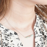 チェーンネックレス レディースネックレス ターコイズ風 | YUKATANゆかたん | 詳細画像7 