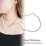 レディースネックレス シェル チェーン | YUKATANゆかたん | 詳細画像1 