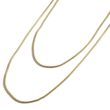 ネックレス スネークチェーン 2way ロングネックレス シンプル | YUKATANゆかたん | 詳細画像9 