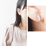 ピアス ラインストーン クリア | YUKATANゆかたん | 詳細画像6 