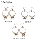 レディースピアス 淡水パール リボン | YUKATANゆかたん | 詳細画像2 