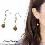 レディースピアス プラスチックパール 網 | YUKATANゆかたん | 詳細画像1 