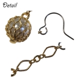 レディースピアス プラスチックパール 網 | YUKATANゆかたん | 詳細画像3 