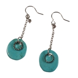 レディースピアス ターコイズ風 トルコ石風 | YUKATANゆかたん | 詳細画像7 