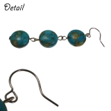 レディースピアス ターコイズ風 トルコ石風 | YUKATANゆかたん | 詳細画像3 