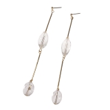 レディースピアス クリアビーズ 透明 | YUKATANゆかたん | 詳細画像2 