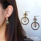 レディースピアス クリアビーズ 多面 | YUKATANゆかたん | 詳細画像1 