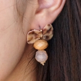 レディースピアス リボン レオパード | YUKATANゆかたん | 詳細画像4 