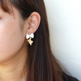 レディースピアス リボン ウサギ | YUKATANゆかたん | 詳細画像5 