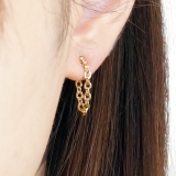 レディースピアス キャッチ一体型 フープ | YUKATANゆかたん | 詳細画像4 