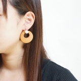 レディースピアス コットンパール ウッド | YUKATANゆかたん | 詳細画像5 