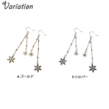 レディースピアス 雪の結晶 スノーフレーク | YUKATANゆかたん | 詳細画像2 