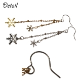 レディースピアス 雪の結晶 スノーフレーク | YUKATANゆかたん | 詳細画像3 