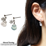 レディースピアス 雪の結晶 スノーフレーク | YUKATANゆかたん | 詳細画像1 