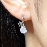 レディースピアス 雪の結晶 スノーフレーク | YUKATANゆかたん | 詳細画像4 