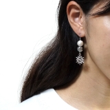 レディースピアス 雪の結晶 スノーフレーク | YUKATANゆかたん | 詳細画像5 