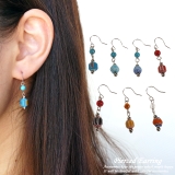 レディースピアス ビーズ カラフル | YUKATANゆかたん | 詳細画像1 