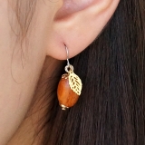 レディースピアス どんぐり 葉っぱ | YUKATANゆかたん | 詳細画像4 