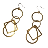 レディースピアス ジオメトリック まる | YUKATANゆかたん | 詳細画像2 