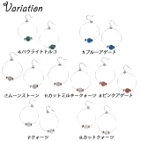レディースピアス 天然石 1粒 | YUKATANゆかたん | 詳細画像2 