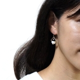 レディースピアス シェルビーズ 3粒 | YUKATANゆかたん | 詳細画像5 