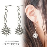 ピアス 雪の結晶 スノーフレーク | YUKATANゆかたん | 詳細画像1 
