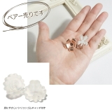 ピアス スタッドピアス 花 フラワー シンプル チタンポスト | YUKATANゆかたん | 詳細画像5 