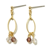 レディースピアス カッティングビーズ クリア | YUKATANゆかたん | 詳細画像6