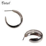 レディースピアス G型スタッドピアス シンプル | YUKATANゆかたん | 詳細画像3 