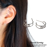 レディースピアス G型スタッドピアス ぐるぐる | YUKATANゆかたん | 詳細画像1