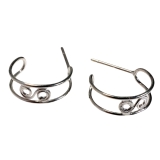 レディースピアス G型スタッドピアス ぐるぐる | YUKATANゆかたん | 詳細画像2