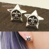 シルバーピアス スタッドピアス 模様 | YUKATANゆかたん | 詳細画像1