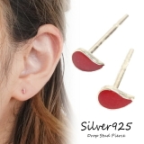 シルバーピアス レッド 赤 | YUKATANゆかたん | 詳細画像1 