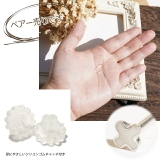 シルバーピアス ホワイト 白色 | YUKATANゆかたん | 詳細画像5 