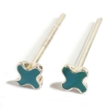 シルバーピアス ターコイズ トルコ | YUKATANゆかたん | 詳細画像3 