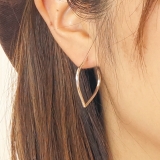 シルバーピアス 雫型 しずく | YUKATANゆかたん | 詳細画像4 