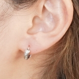 シルバーピアス フープピアス 英字 | YUKATANゆかたん | 詳細画像7 