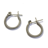 シルバーピアス フープピアス ばね | YUKATANゆかたん | 詳細画像9 