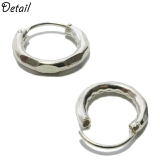 シルバーピアス シルバー925 フープピアス | YUKATANゆかたん | 詳細画像4