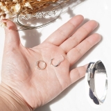 シルバーピアス シルバー925 フープピアス | YUKATANゆかたん | 詳細画像5