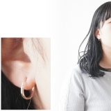 シルバーピアス シルバー925 フープピアス | YUKATANゆかたん | 詳細画像6 