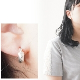 シルバーピアス シルバー925 フープピアス | YUKATANゆかたん | 詳細画像6 
