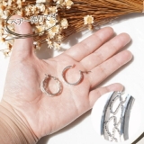 シルバーピアス 透かし クロッシング | YUKATANゆかたん | 詳細画像5 