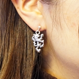 シルバーピアス 紋章 獅子 | YUKATANゆかたん | 詳細画像4 