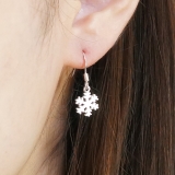 シルバーピアス フックピアス 雪の結晶 | YUKATANゆかたん | 詳細画像4 